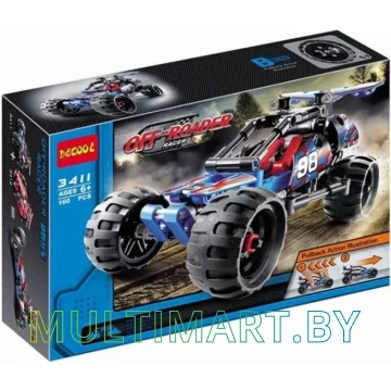 Конструктор Decool 3411 Внедорожник (160 деталей)